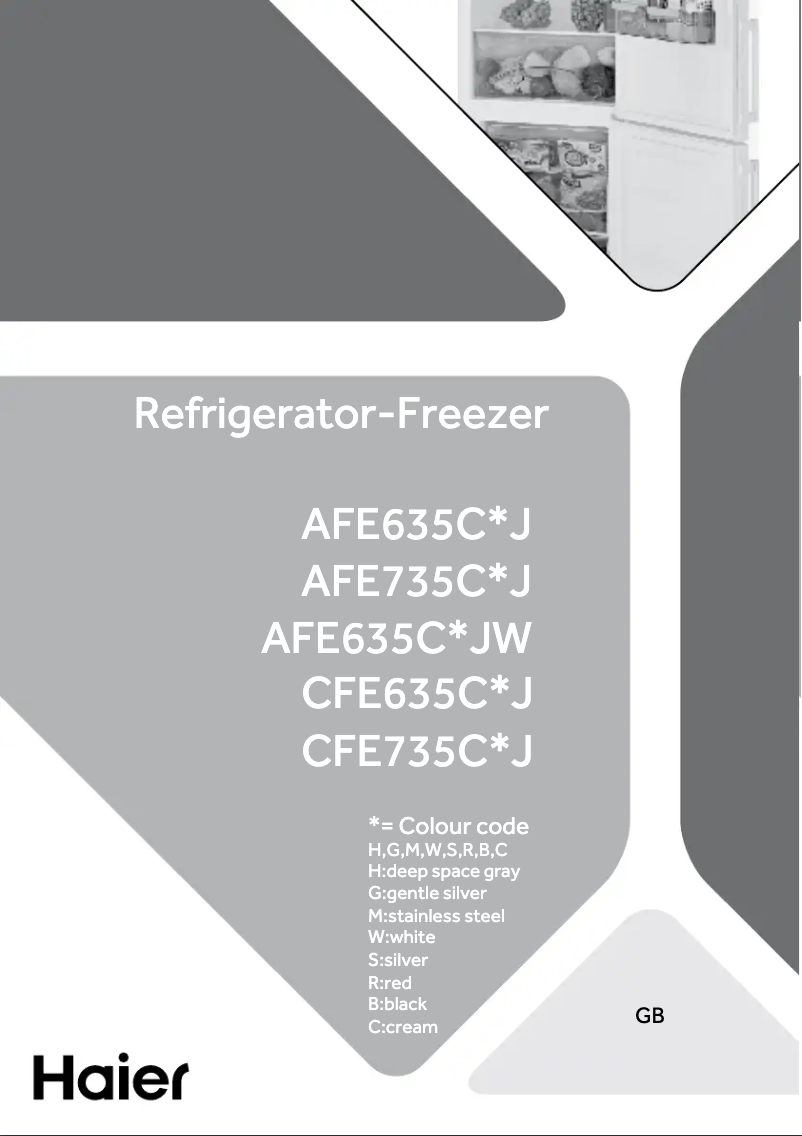 Page n°1 - Manuel utilisateur Haier AFE635CHJ