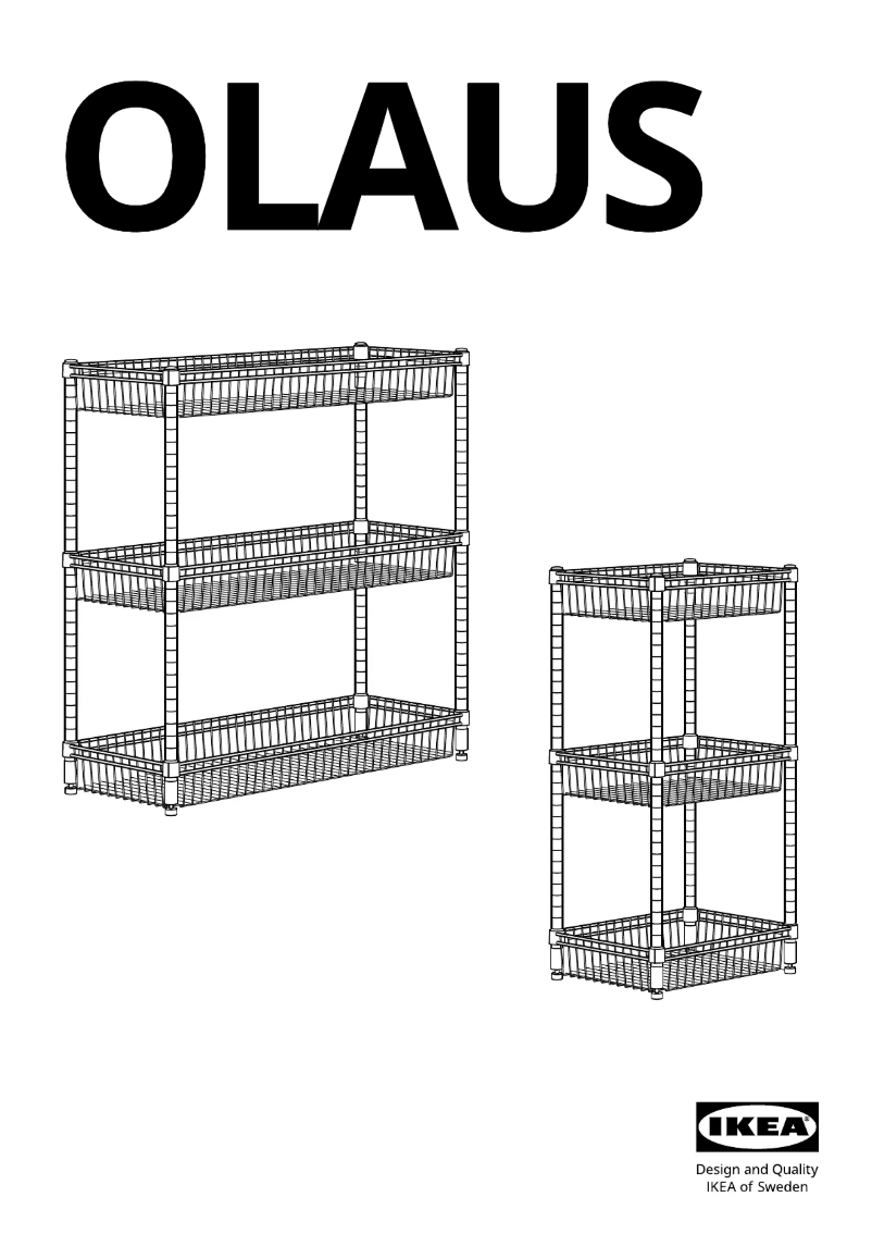Página 1 del manual Manual de usuario Ikea OLAUS 304.894.14
