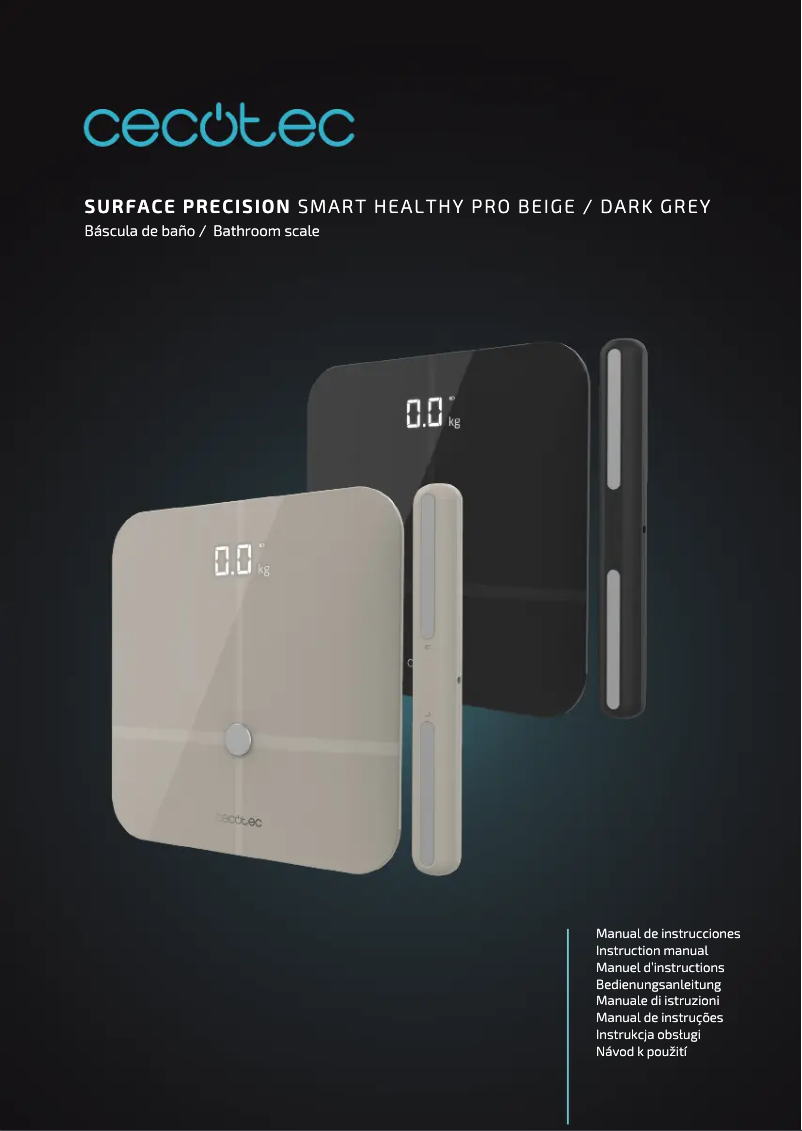 Image de la première page du manuel de l'appareil Precision 10600 Smart Healthy Pro