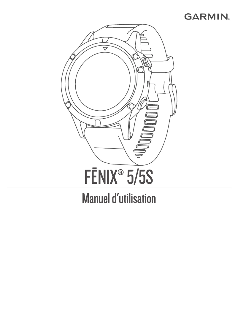 Page n°1 - Manuel utilisateur Garmin fēnix 5S