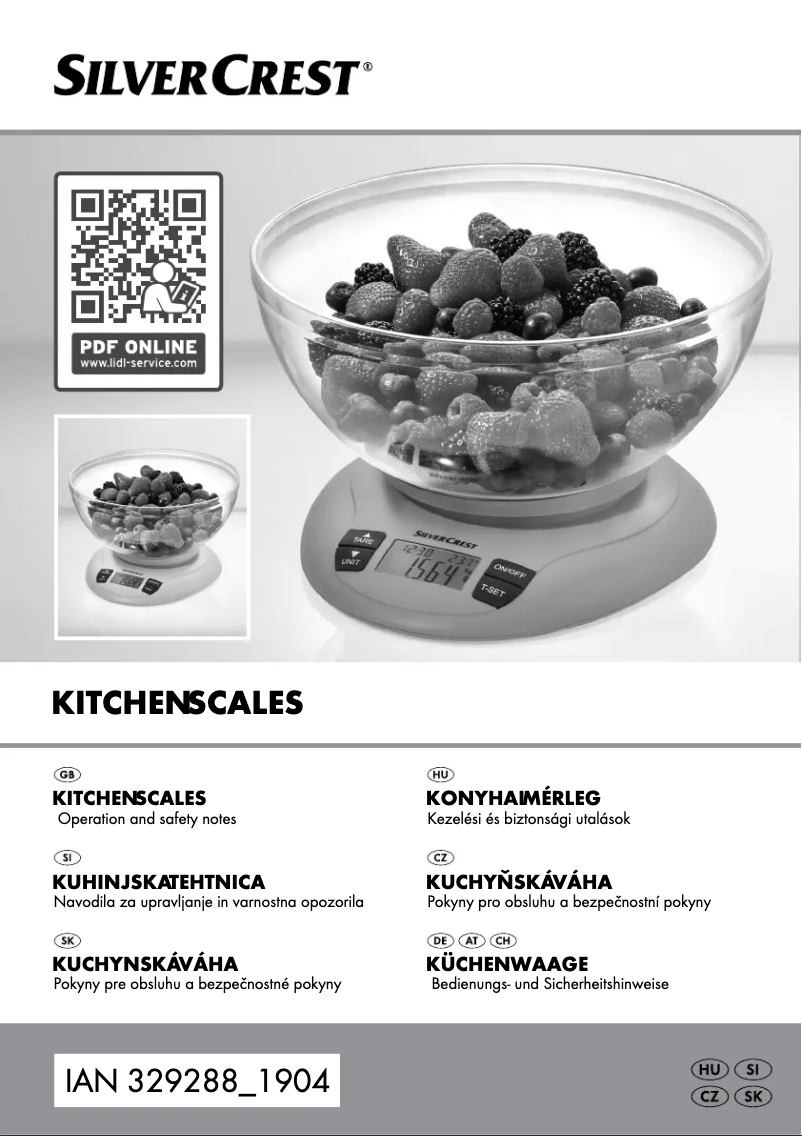 Image de la première page du manuel de l'appareil HG05616B