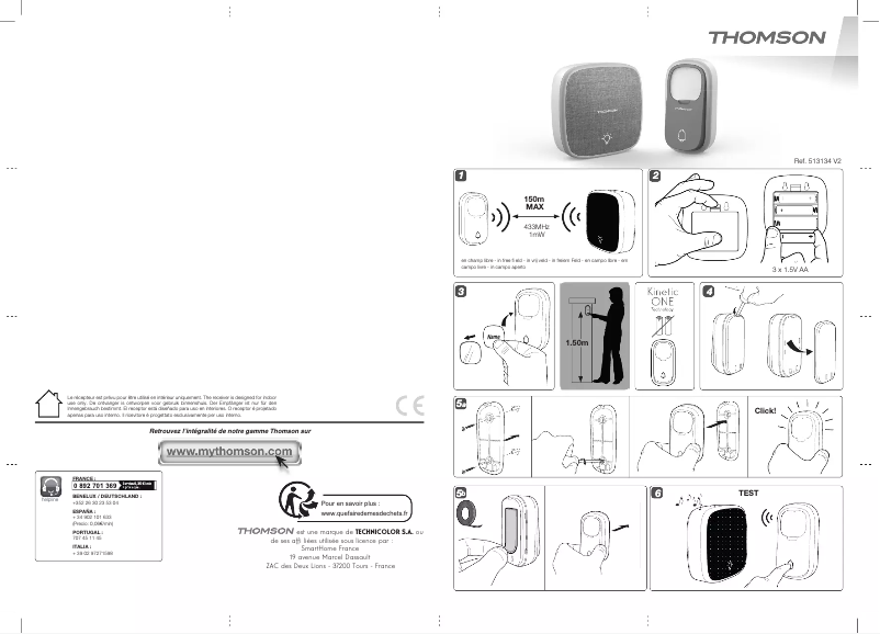 Imagen de la primera página del manual del dispositivo 513134