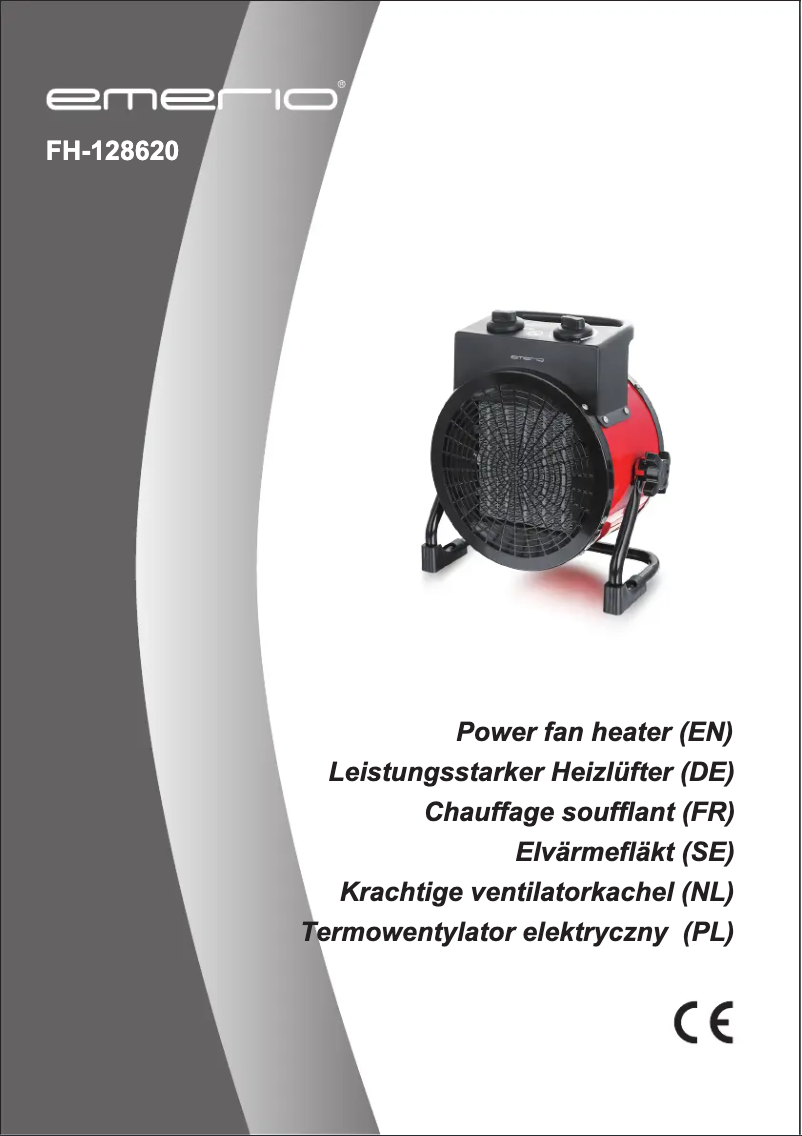 Page 1 de la notice Manuel utilisateur Emerio FH-128620