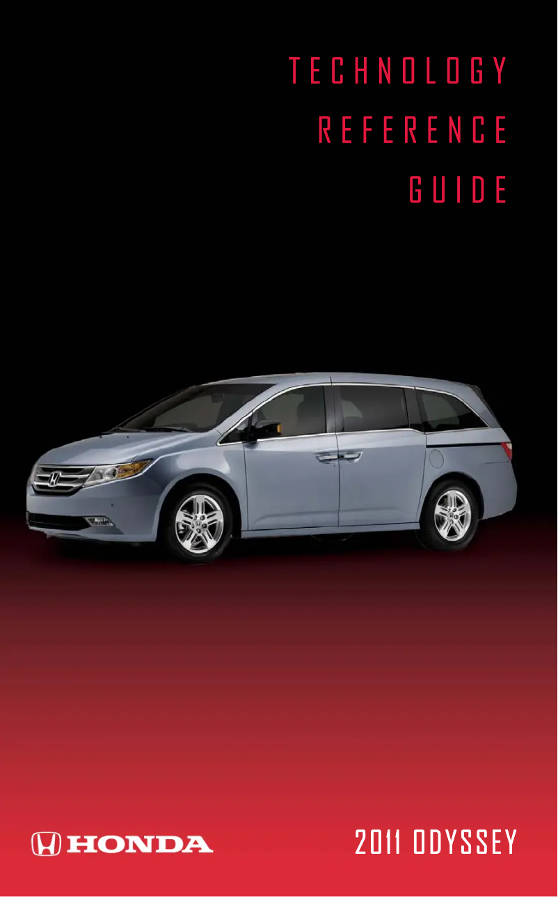 Página 1 del manual Guía de inicio rápido Honda Odyssey (2011)