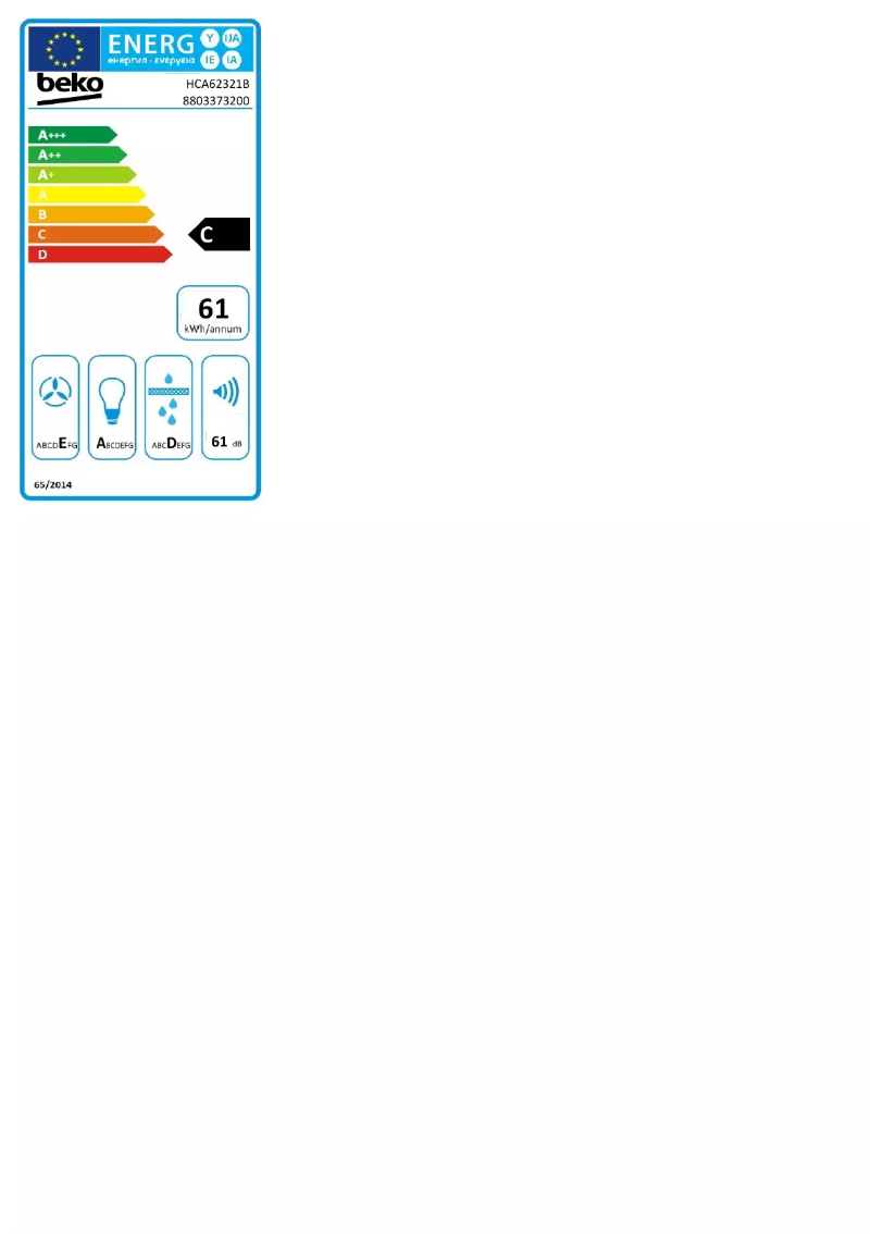 Image de la première page du manuel de l'appareil HCA62321B