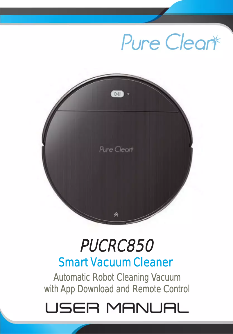 Page 1 de la notice Manuel utilisateur Pure Clean PUCRC850