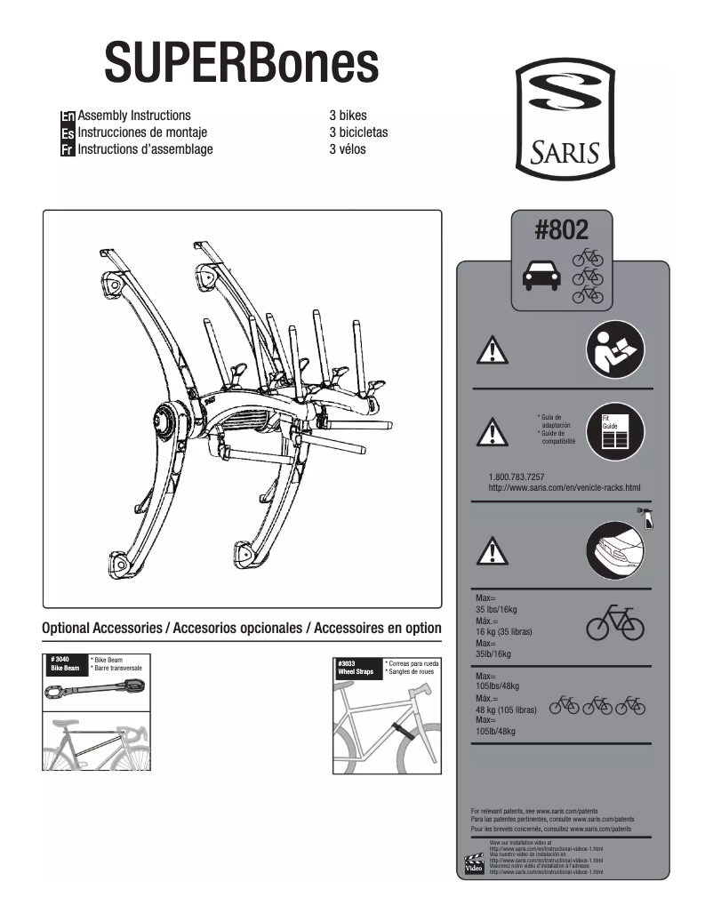 Image de la première page du manuel de l'appareil SUPERBones
