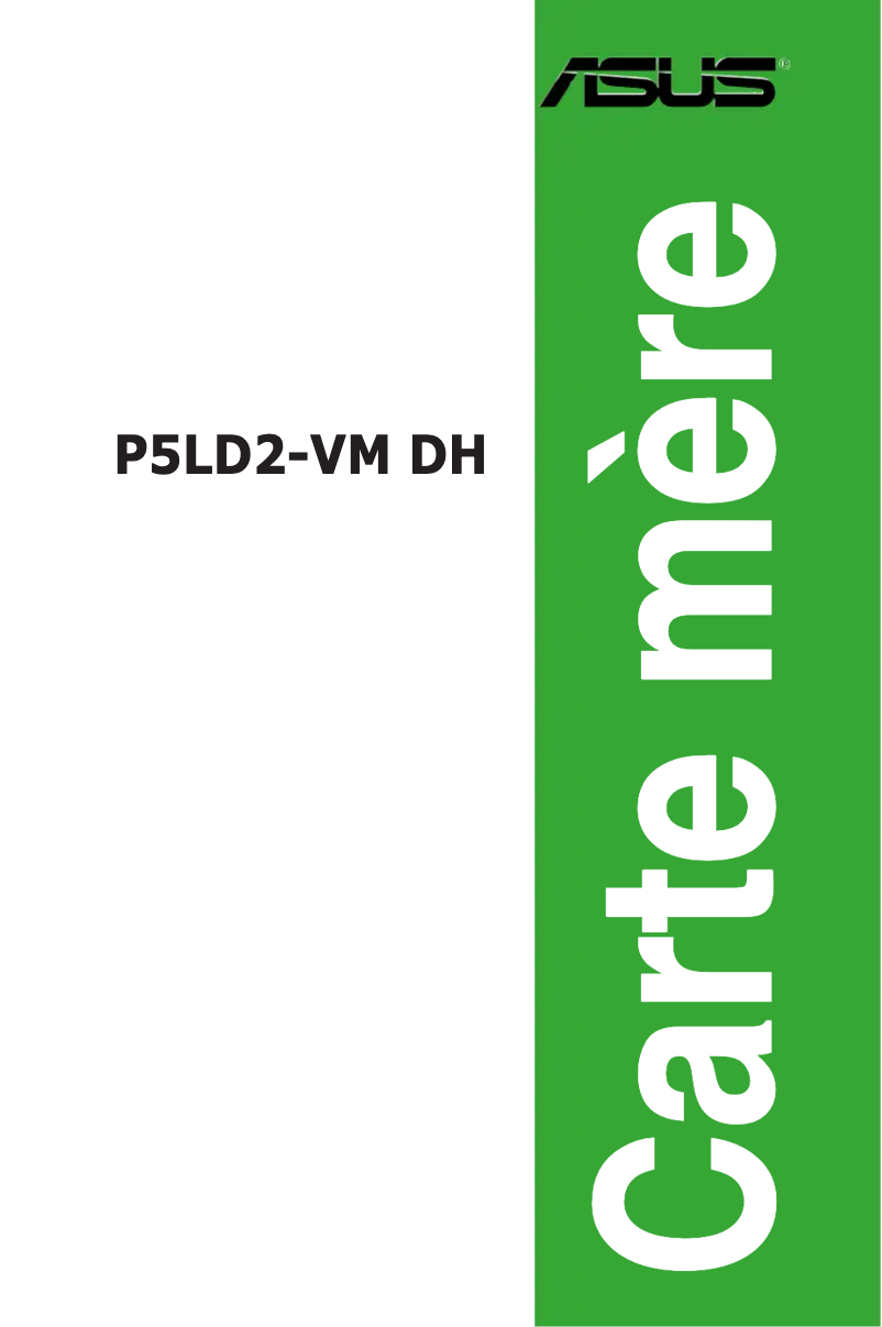 Image de la première page du manuel de l'appareil P5LD2-VM DH