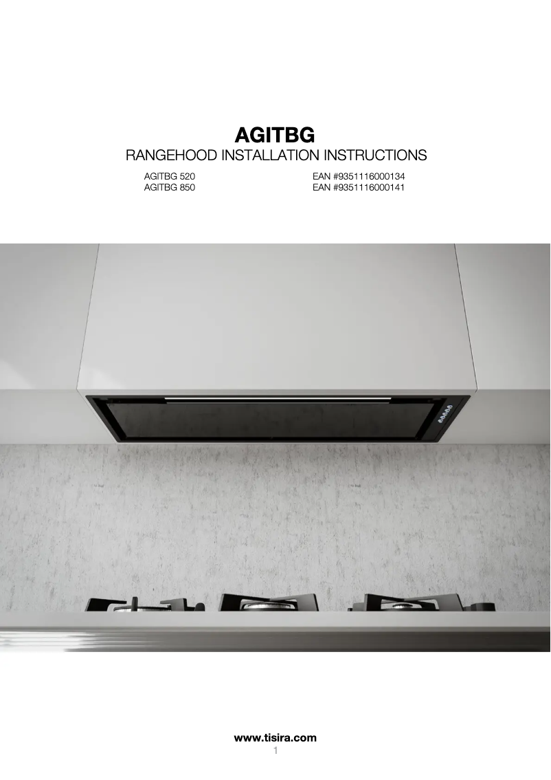 Page 1 de la notice Manuel utilisateur Tisira AGITBG850