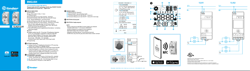 Page 1 of the manual User Manual Finder 12.A2