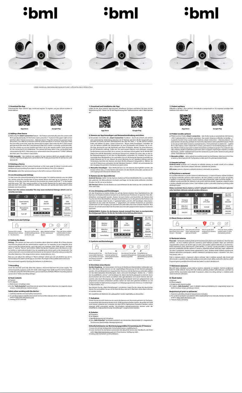 Page 1 de la notice Manuel utilisateur BML Safe View