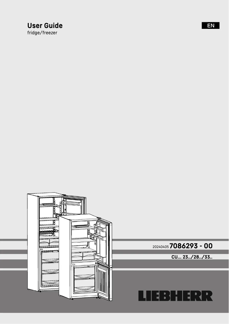 Page n°1 - Manuel utilisateur Liebherr KGle 1655-2.6