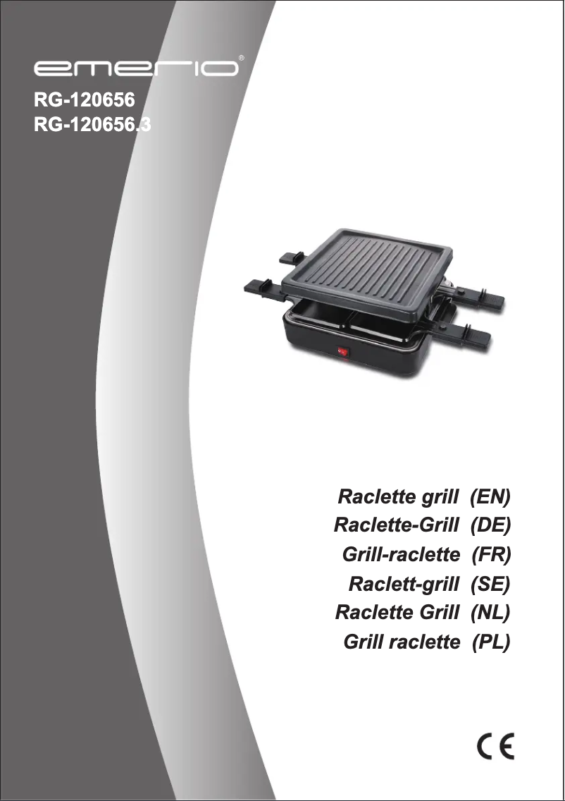 Page n°1 - Manuel utilisateur Emerio RG-120656.3