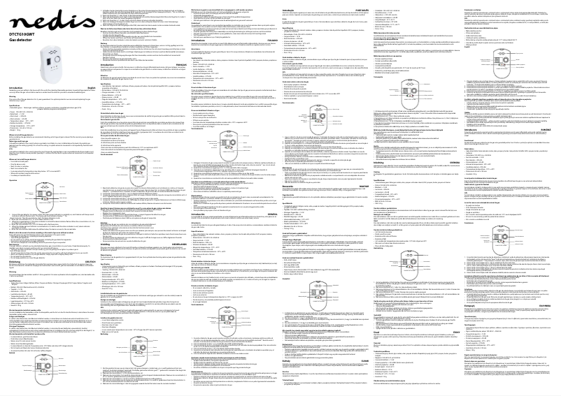 Página 1 del manual Manual de usuario Nedis DTCTG10GWT