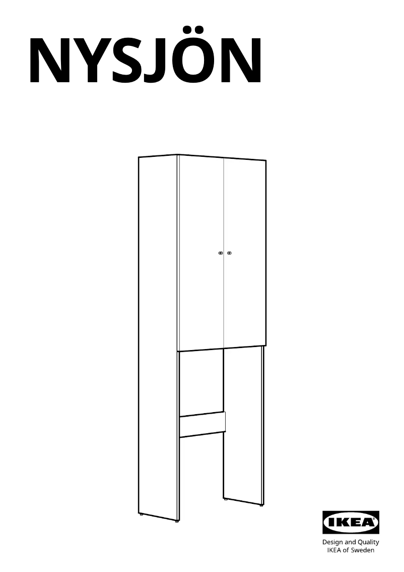 Image de la première page du manuel de l'appareil NYSJÖN 104.964.77