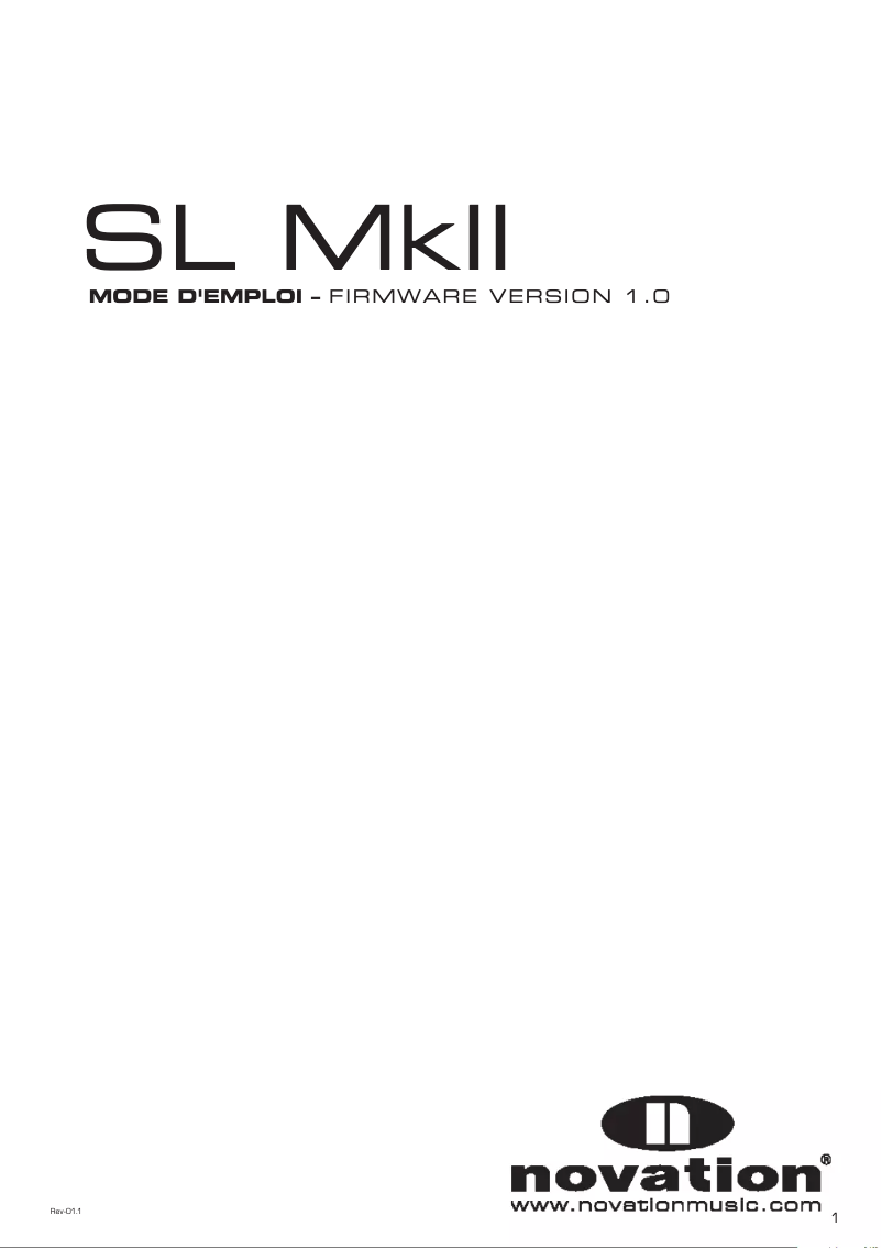 Image de la première page du manuel de l'appareil Remote 25SL MKII