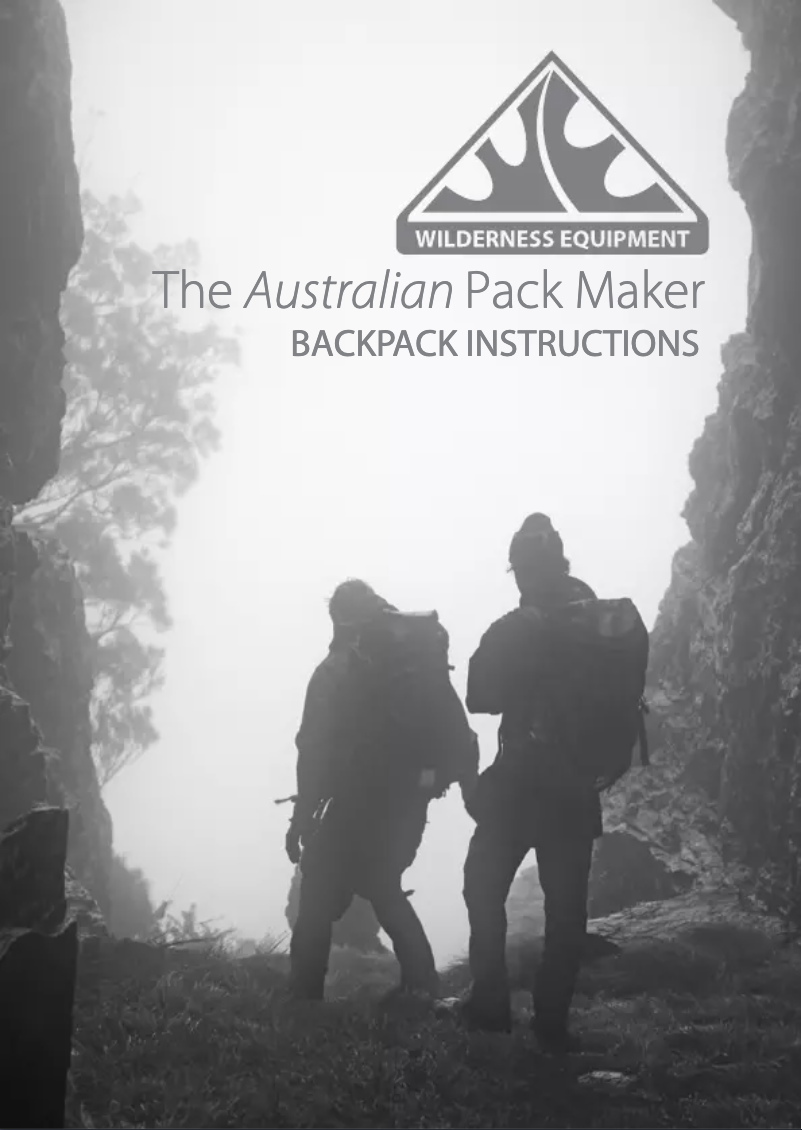 Page 1 de la notice Manuel utilisateur Wilderness Equipment Slipstream