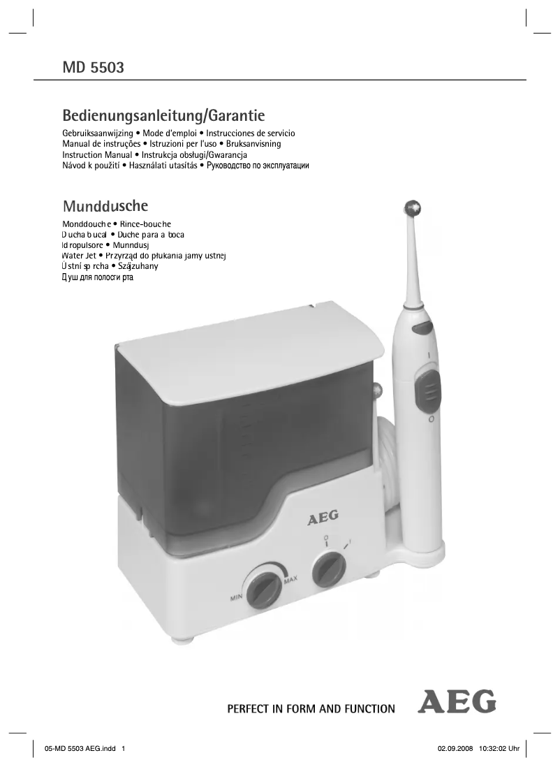 Página 1 del manual Manual de usuario Clatronic MD 5503
