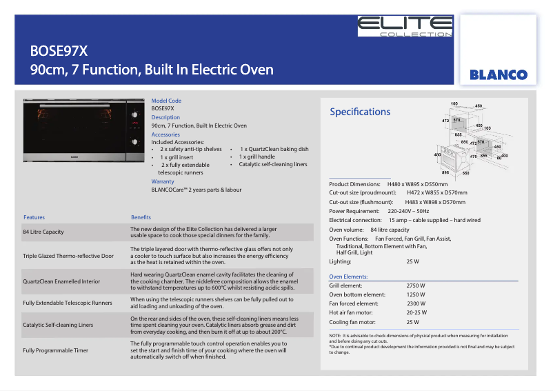 Image de la première page du manuel de l'appareil BOSE97X