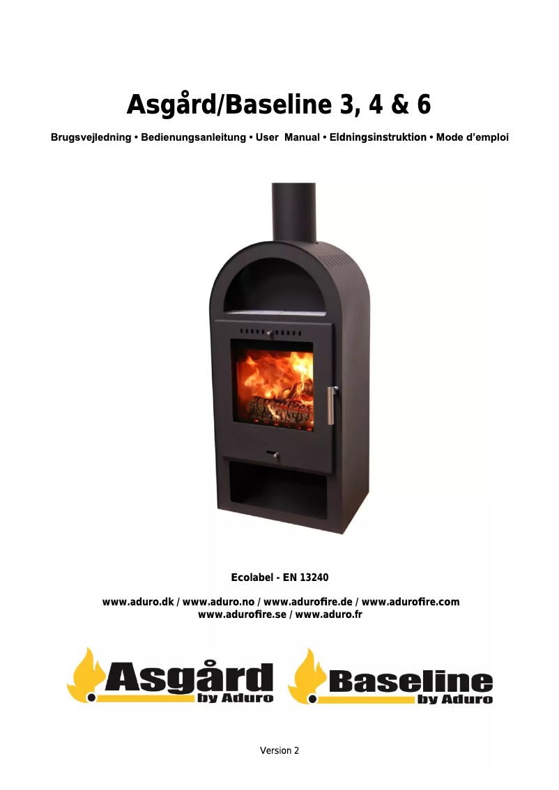 Page n°1 - Manuel utilisateur Aduro Asgard 6