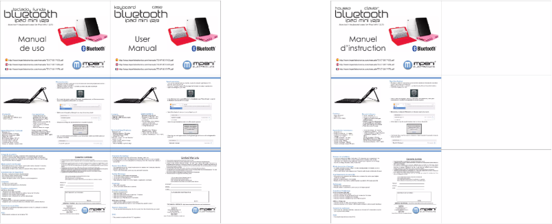 Page 1 de la notice Manuel utilisateur Imperii Electronics TE.07.0017.01
