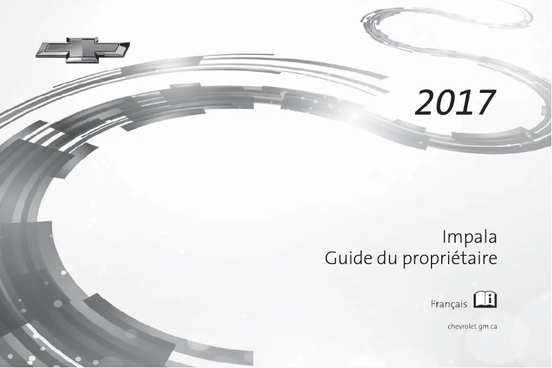 Page 1 de la notice Manuel utilisateur Chevrolet Impala (2017)