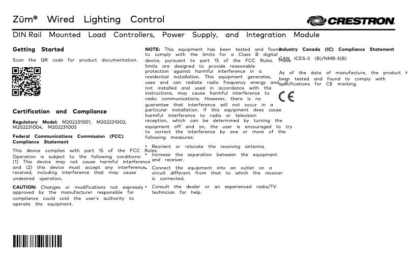 Image de la première page du manuel de l'appareil Zūm