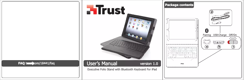 Image de la première page du manuel de l'appareil 18444