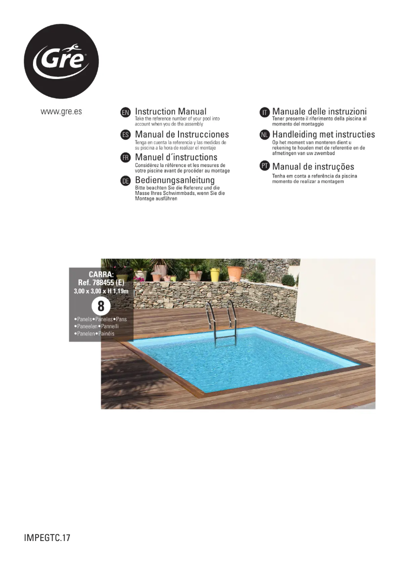 Página 1 del manual Manual de usuario Gre 788455E