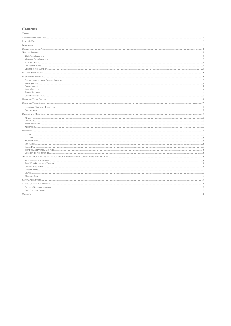 Page n°1 - Manuel utilisateur Micromax Canvas Nitro 4G