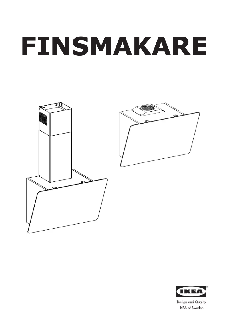 Page 1 de la notice Instructions / montage Ikea FINSMAKARE
