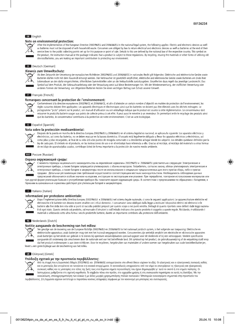 Imagen de la primera página del manual del dispositivo Basic FL-92