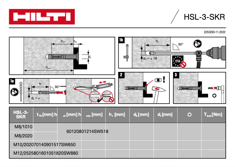 Imagen de la primera página del manual del dispositivo HSL-3-SKR