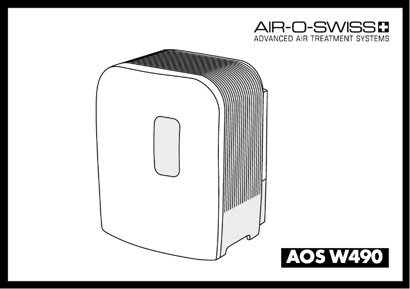 Page n°1 - Manuel utilisateur Air-O-Swiss AOS W490