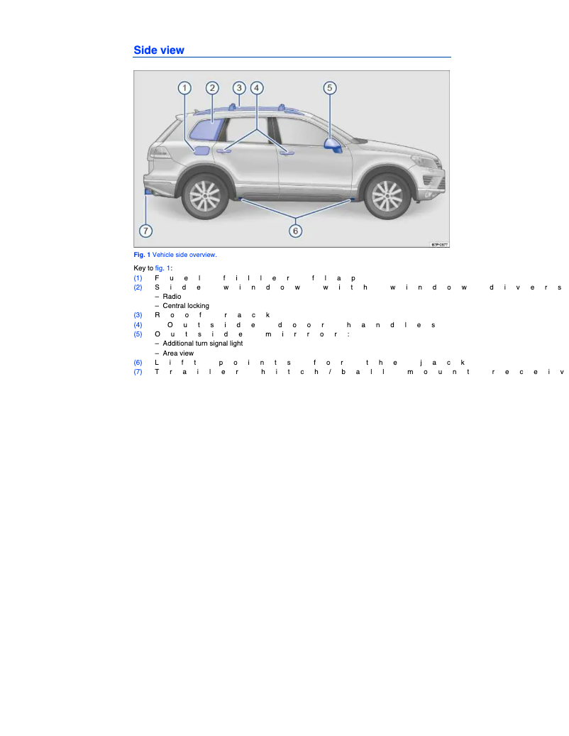 Page n°1 - Manuel utilisateur Volkswagen Touareg (2017)
