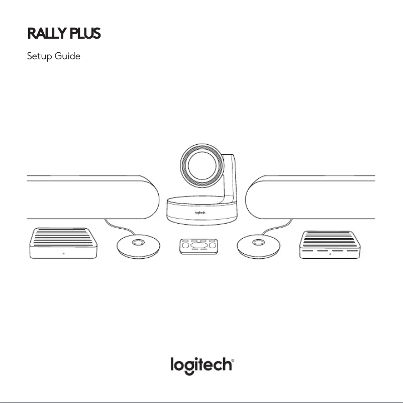 Page 1 de la notice Manuel utilisateur Logitech Rally Plus