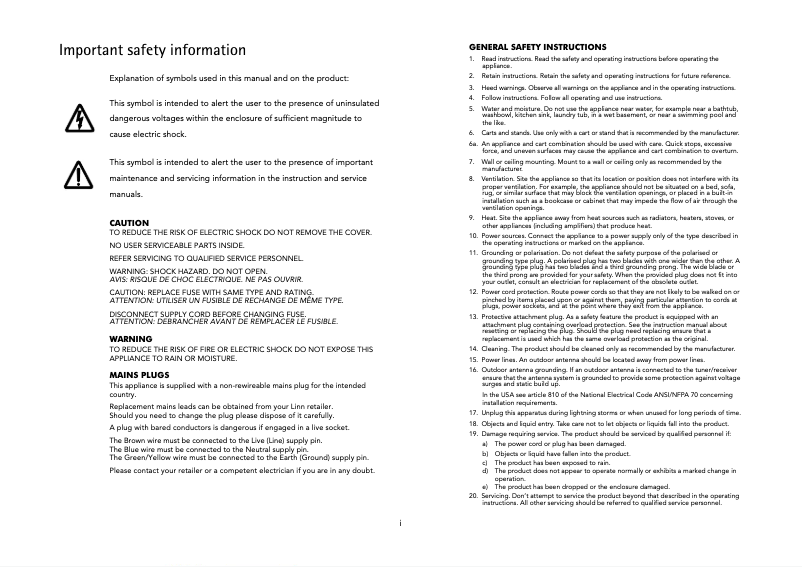 Página 1 del manual Manual de usuario Linn Kivor Linnk