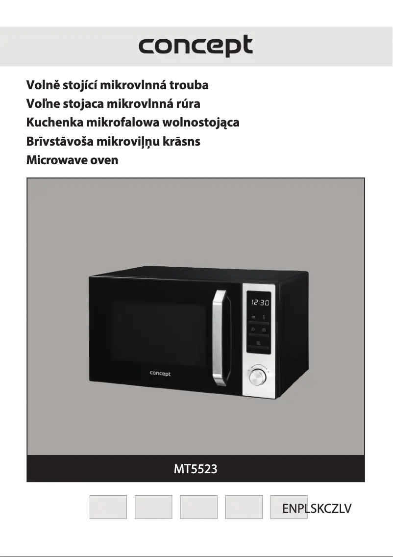 Page n°1 - Manuel utilisateur Concept MT5523