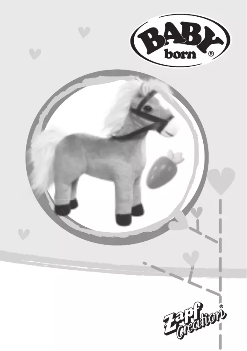 Page 1 de la notice Manuel utilisateur BABY born Horse