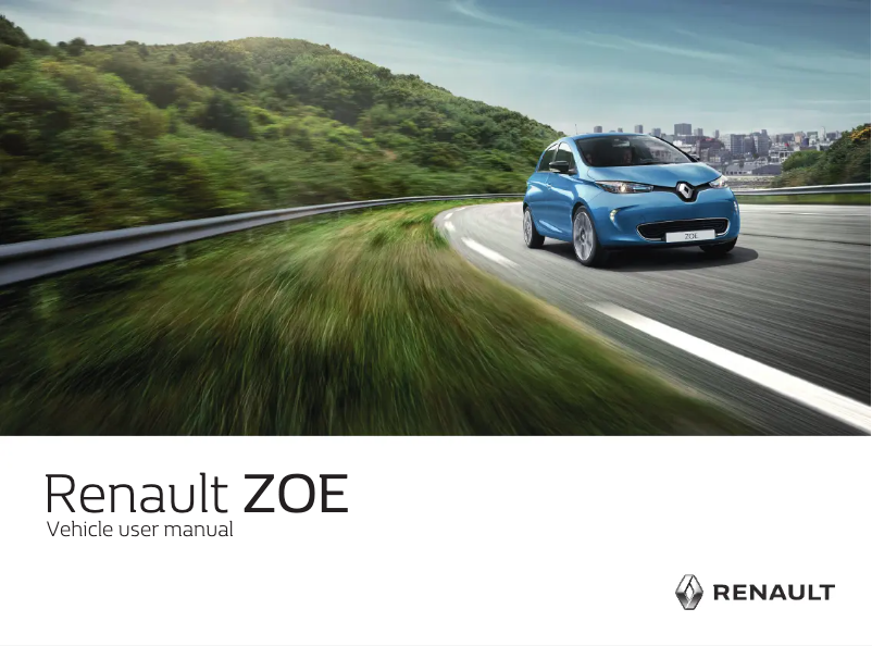 Page 1 de la notice Manuel utilisateur Renault Zoe (2020)