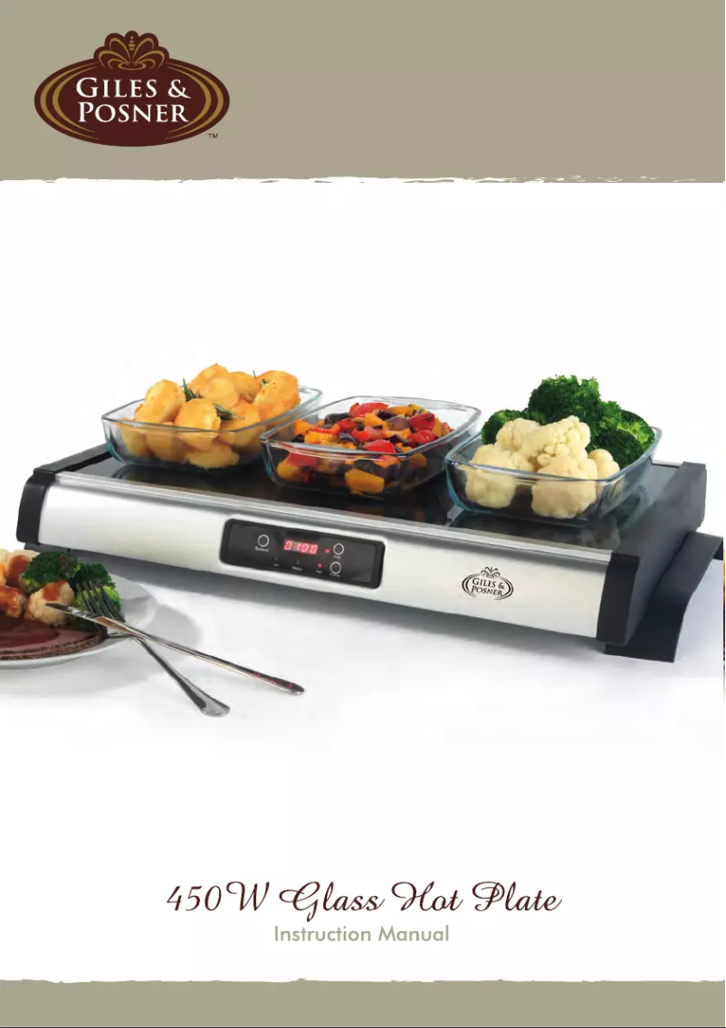 Page 1 de la notice Manuel utilisateur Giles & Posner EK1470