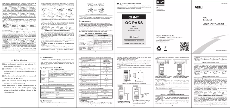 Page n°1 - Manuel utilisateur CHINT NKG3