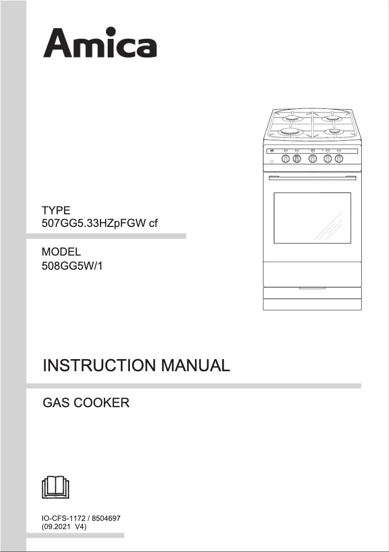 Page 1 de la notice Manuel utilisateur Amica 508GG5W