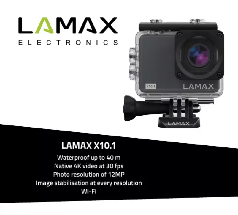 Page 1 de la notice Manuel utilisateur Lamax X10.1