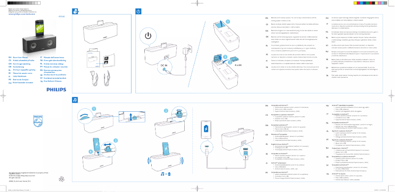 Image de la première page du manuel de l'appareil AS360