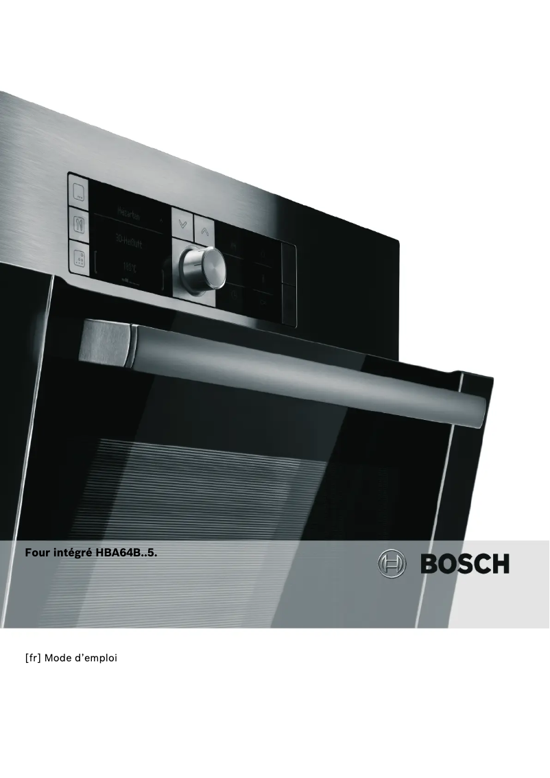 Page 1 de la notice Manuel utilisateur Bosch HBA64B155