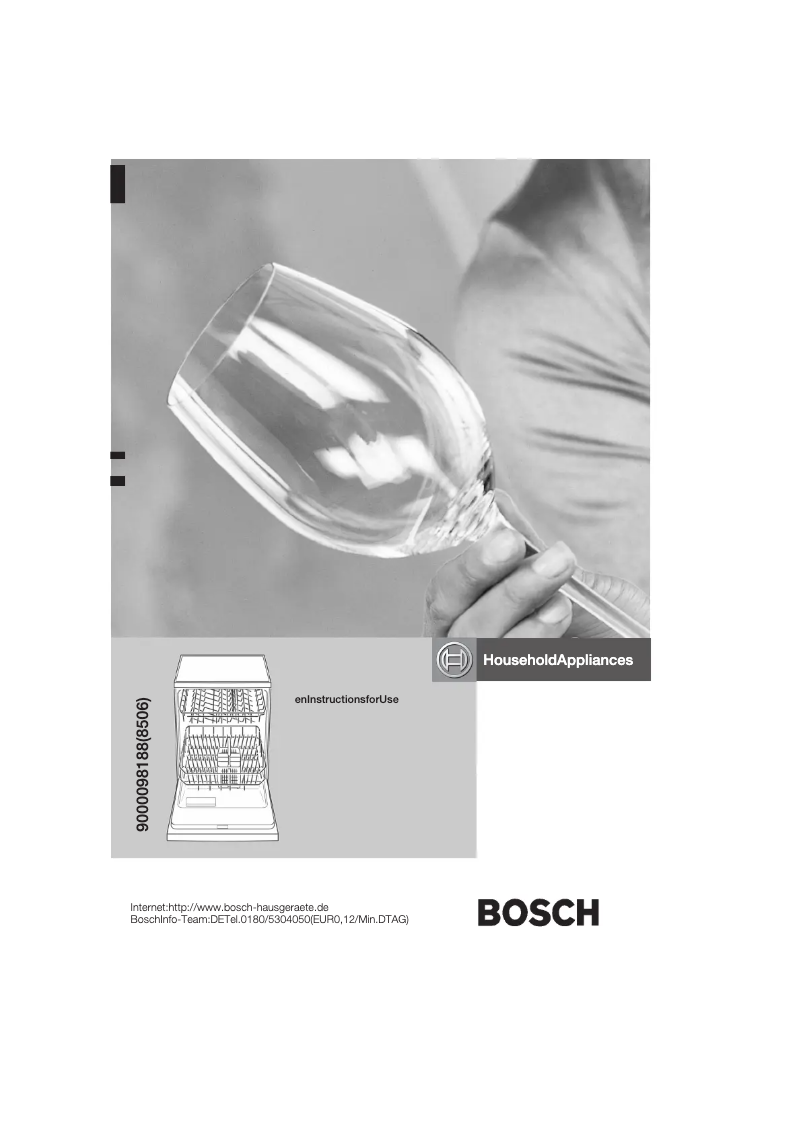 Page 1 de la notice Manuel utilisateur Bosch SGD55E05EU
