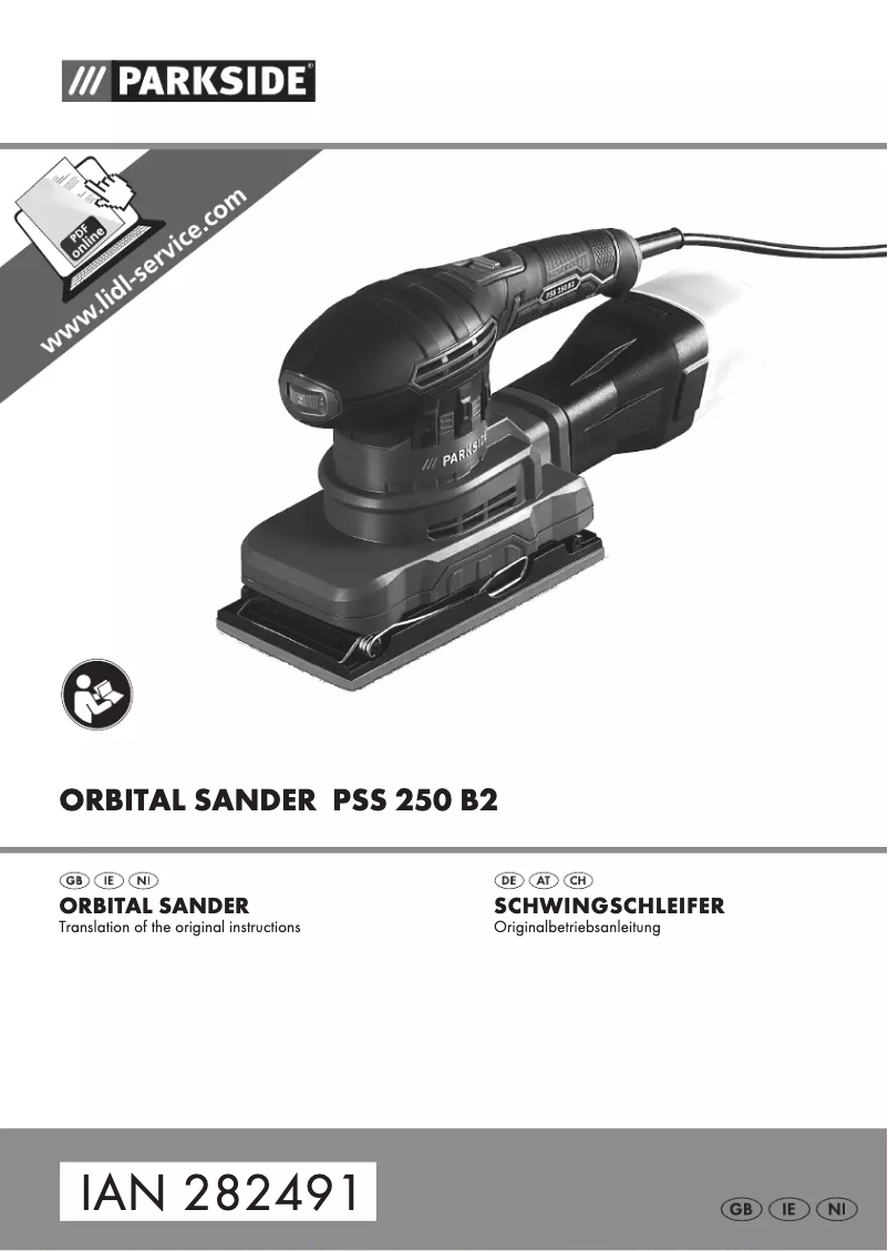 Page 1 de la notice Manuel utilisateur Parkside PEXS 270 B2