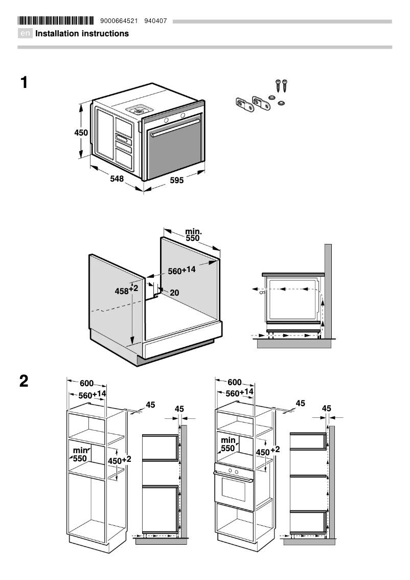 Página 1 del manual Guía de instalación Siemens HB86P275B