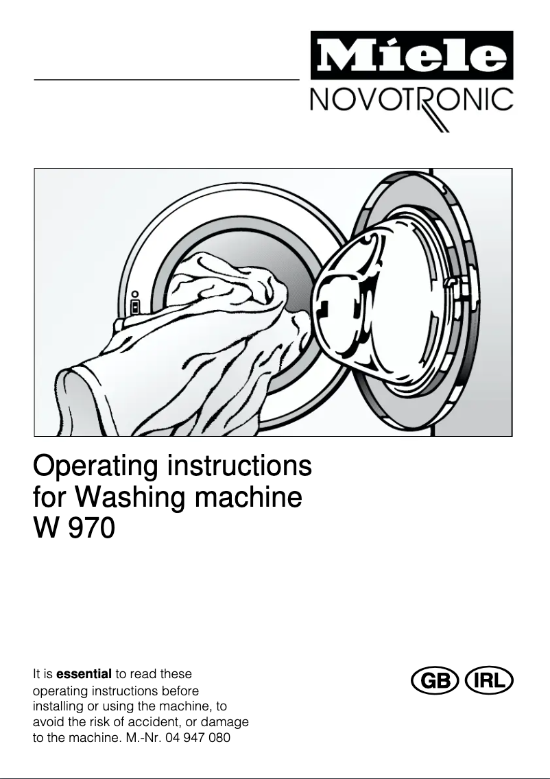 Imagen de la primera página del manual del dispositivo W 970